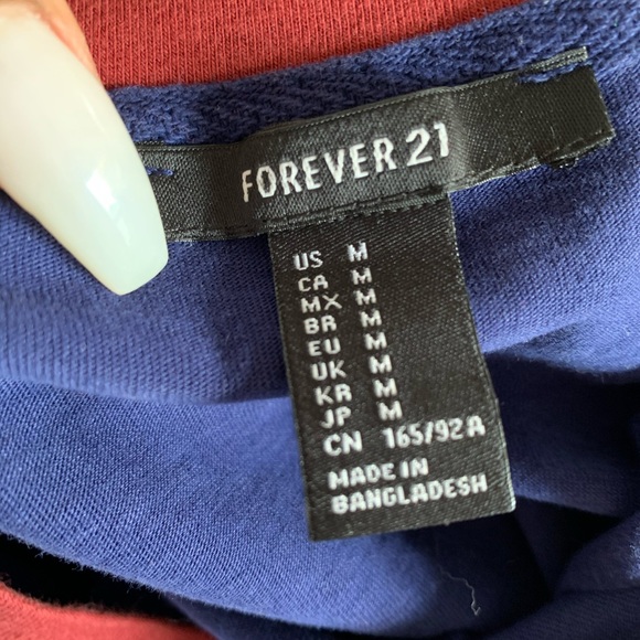 Forever 21 striped tshirt dress💙❤️!! - Picture 3 of 3